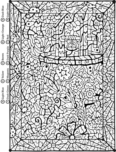 Just in time for Easter. Here's a free coloring page from MindWare's popular Color Counts Garden book that features a cute bunny. Enjoy! www.mindware.com  #colorbynumber #mindwaretoys Adult Color By Number, Number Search, Coloring Pages For Teenagers, Coloring Games, Color By Number Printable, Free Coloring Sheets, Color By Numbers, Color By Number, Coloring Pages To Print