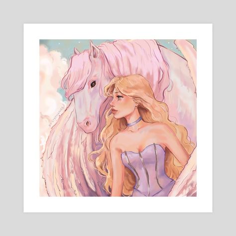 Barbie Pegasus, Barbie Drawing, Female Reference, Barbie Movie, Barbie Princess, Arte Inspo, Special Interest, Barbie Dream, Barbie Movies