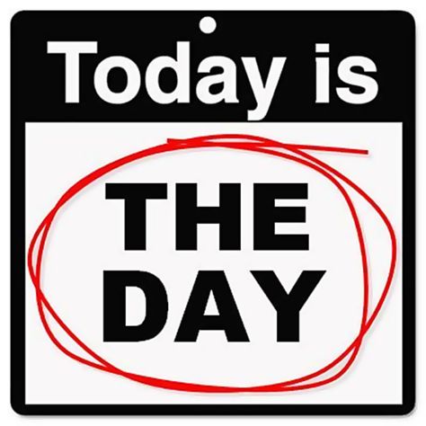 How many times have you said, “Today is the day”? Not like in “today is the day I catch a plane to Paris” or “today is the day I see the dentist.” It’s more like “today is the day I’m going to… Nurse Clip Art, My Inspiration Quotes, Soon Quotes, Getting Rid Of Gas, Paleo Workout, Revision Tips, Frank Zane, Great Questions, Fitness Motivational Quotes