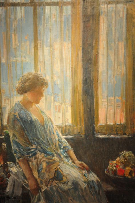 New York Window, Childe Hassam Paintings, Speed Art Museum, Frederick Childe Hassam, Toledo Museum Of Art, American Impressionism, Childe Hassam, American Painting, National Gallery Of Art