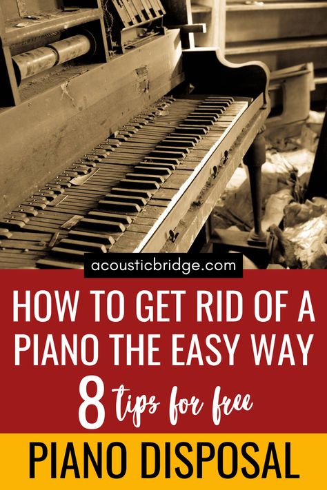 How To Disassemble A Piano, What To Do With An Old Piano, Repurpose Piano Ideas, Old Piano Ideas, Upright Piano Repurpose, Piano Repurpose Upcycling, Old Piano Repurpose Ideas, Upright Piano Decor, Refinish Piano