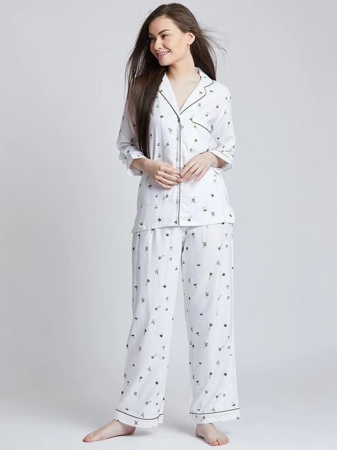 Night Wear For Women Sleep, Women Night Suit, Night Dress Sleep, Awkward Conversations, Notch Collar Shirt, Cotton Night Suit, Girls Night Dress, Night Suit For Women, Sleeping Dress