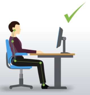 Good sitting posture Proper Sitting Posture, Office Health, Neck And Shoulder Muscles, Neck And Shoulder Pain, Work Chair, Sitting Posture, Poor Posture, Good Posture, Shoulder Pain