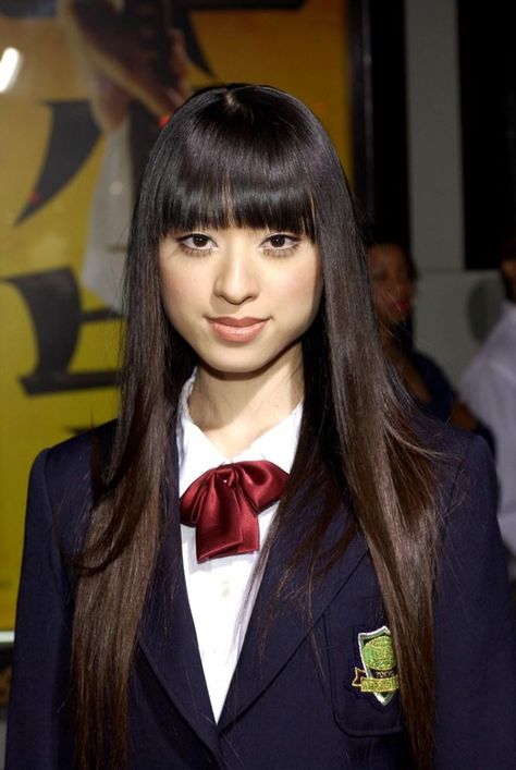 Chiaki Kuriyama, Kill Bill Movie, Gogo Yubari, Bare Face, Kill Bill, Pretty Makeup, Portrait Photo, Film Movie, Beautiful Skin