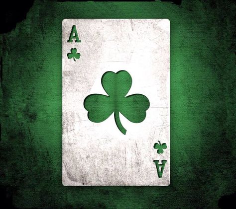 Green ace of clubs St Patricks Day Wallpaper, Shamrock Tattoos, Fete Saint Patrick, Danielle Bregoli, Lucky Wallpaper, Irish Tattoos, Celtic Heritage, Card Tattoo, March 17th