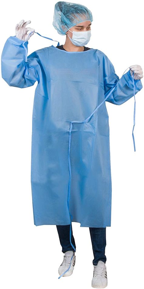 Gowns With Long Sleeves, Surgical Gown, Surgical Gowns, Gowns Blue, Full Gown, Healthcare Workers, Blue Gown, Fashion Joggers, Scrub Pants