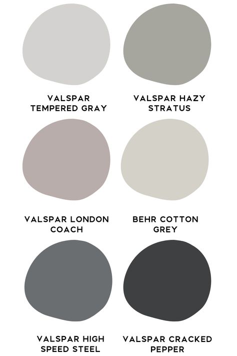 Valspar Neutral Paint Colors, Valspar Paint Colors Gray, House Paint Color Palette, Blues And Neutrals, Calming Home, Warm Neutral Paint Colors, Cream Paint Colors, Valspar Paint Colors, Light Grey Paint Colors