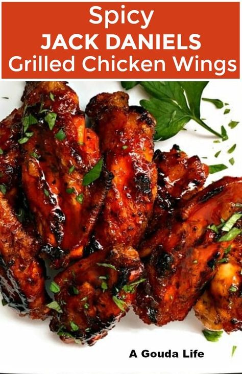 Tgi Fridays Jack Daniels Chicken, Wingettes And Drumettes, Saturday Grilling Ideas, Grilled Chicken Wings Recipe Marinade, Best Grilled Chicken Wings, Glazed Grilled Chicken, Jack Daniels Sauce, Spicy Chicken Wings Recipe, Chicken Wing Sauce Recipes