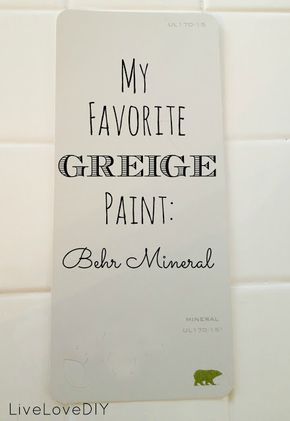 Behr Mineral, Behr Greige, Best Greige Paint, Best Greige, Best Interior Paint, Greige Paint Colors, Greige Paint, Behr Paint, Painting Colors