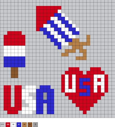 American Flag Perler Bead Pattern, Usa Perler Bead Patterns, Small Melty Beads Patterns, Fourth Of July Perler Bead Patterns, Patriotic Perler Bead Patterns, 4th Of July Perler Beads, 4th Of July Perler Bead Patterns, Perler Bead Ornaments Pattern, Pony Bead Projects