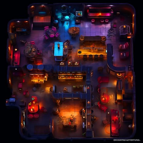 mixing it up with some scifi gambling den made with mj and photoshop #criticalrole #pathfinder #tabletopgames #tabletopgaming #D20 #enchantedadventures #dnd5e #dungeonsanddragons #dndart #rpg #roll20maps #rpgart #roll20games #roll20 #dndhomebrew #roll20map #dungeonmaster #roll20dnd #rpggame #rpglife #roll20app #dnddice #dungeonmasterlife #dndmaps #dungeonsanddragons5e #dnd Cyberpunk Maps Rpg, Cyberpunk Red Map, Dnd Gambling, Dnd Cyberpunk, Dnd City, Roll20 Maps, Grid Rpg, Marvel Rpg, Cyberpunk Red