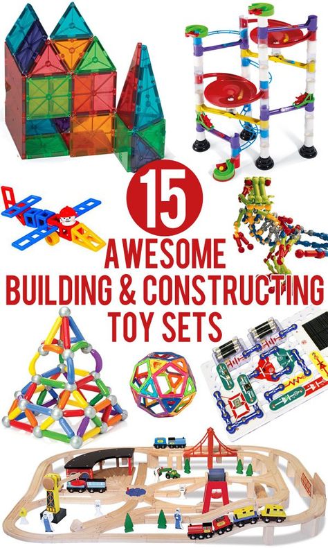 15 awesome building and construction toys for kids Building And Construction, Building Toys For Kids, Best Educational Toys, Kids Toys For Boys, Educational Toys For Toddlers, Cool Gifts For Kids, Best Kids Toys, Construction Toys, Stem Toys