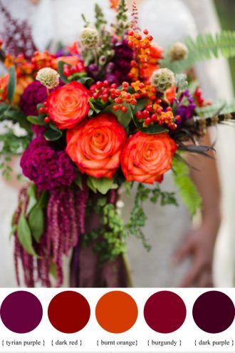 Pretty Wedding Bouquet, Berry Wedding, Spring Wedding Bouquets, Red Bouquet Wedding, Summer Wedding Bouquets, Maroon Wedding, Red Bouquet, Boda Mexicana, Wedding Color Inspiration