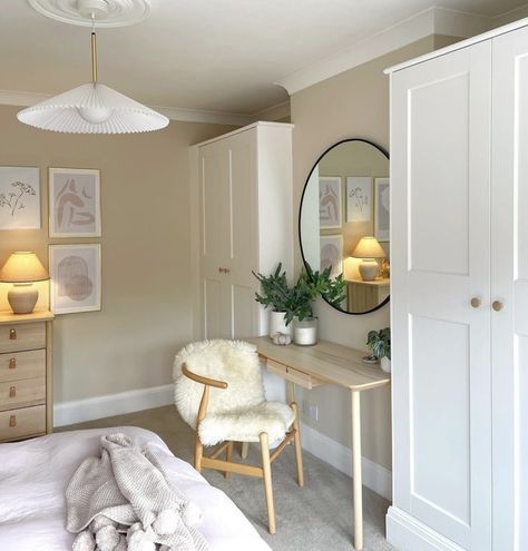 Small Alcove Ideas Bedroom, Small Terraced House Interior, Terraced House Interior, Built In Dressing Table, Terrace House Interior, Bedroom Alcove, Same Same But Different, Best Bedroom Designs, Bedroom Built In Wardrobe