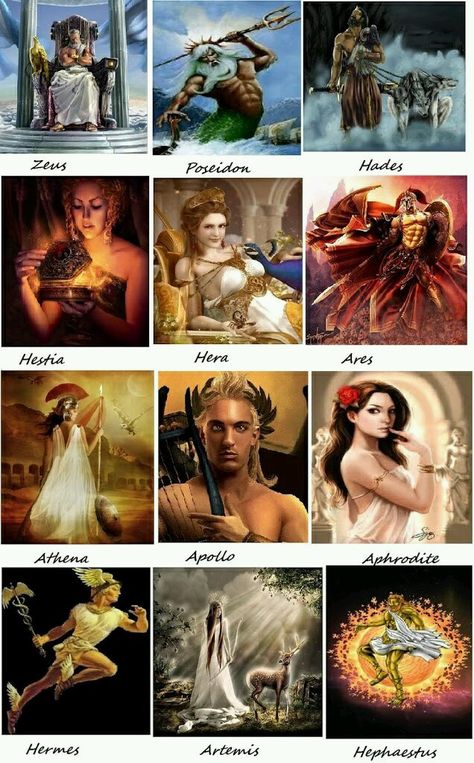 Olympian Gods, Gods Goddesses, World Mythology, Greek Mythology Gods, Roman Gods, Greek Gods And Goddesses, Greek And Roman Mythology, Greek Mythology Art, Roman Mythology