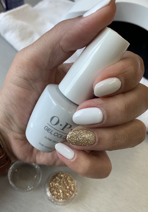 Opi Alpine Snow, Gel Nails, Pins, Curly Hair Styles, Nails, Hair Styles, Beauty