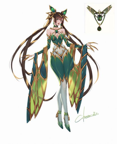 ArtStation - dragonfly personification, Citemer Liu Fashion Design Inspiration Board, Dragonfly Artwork, Wings Drawing, Elf Art, Character Design Girl, Dragonfly Wings, Characters Inspiration Drawing, Oc Drawings, Wings Art