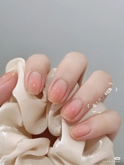 Acrylic Nail Polish, Asian Nails, Hello Nails, Beauty Nails Design, Casual Nails, Simple Acrylic Nails, Blush Nails, Cute Gel Nails, Soft Nails