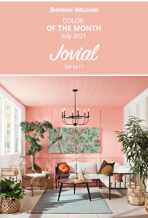 Coral Paint Colors Sherwin Williams, Sherwin Williams Pink Paint Colors, Pink Paint Colors Sherwin Williams, Sherwin Williams Pink, Peach Paint Colors, Paint Colors Sherwin Williams, Coral Paint Colors, Coral Paint, Pink Painted Walls