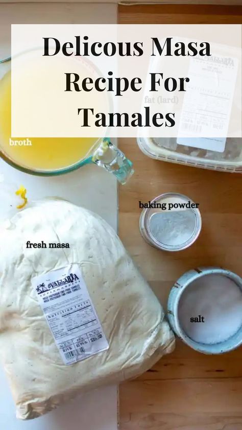 Unlock the secrets to creating light and fluffy tamale masa! Your tamales will never be the same again. Tamales Filling Ideas, Chili And Cheese Tamales, Pork Tamales Recipe Authentic, Tamales Authentic Mexican, Black Bean Tamales, Tamale Masa Recipe, Sweet Corn Tamales, Dairy Free Mexican Recipes, Tamale Masa