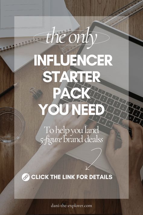 This Influencer Starter Pack includes everything a content creator needs to monetize—Canva templates, email pitches, and exclusive tips for making viral social media content. — instagram influencer starter pack | influencer starter kit | how to start a career as an influencer Influencer Template, Course Template, Brand Deals, Corporate America, Getting Fired, Media Kit, Instagram Influencer, Email Templates, Starter Pack