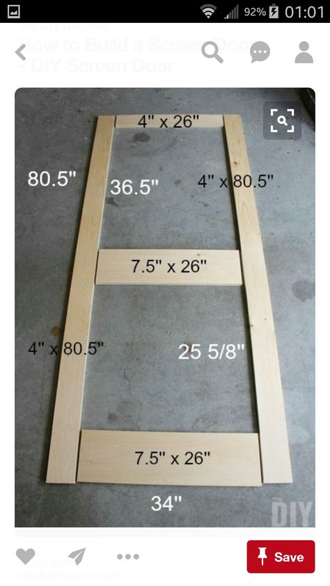 Screen Door Projects, Front Door With Screen, Vintage Screen Doors, Door Diy Projects, Old Screen Doors, Garage Screen Door, Wooden Screen Door, Diy Screen Door, Oval Glass Front Door