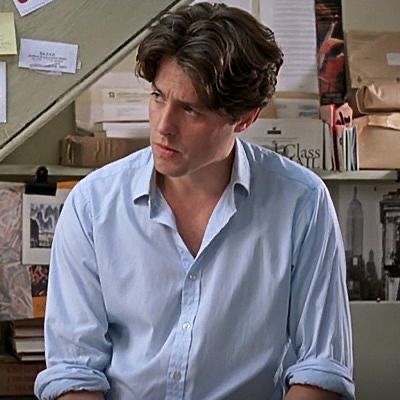 Hugh Grant Notting Hill, Notting Hill Movie, Celeb Icons, Movie Design, Adam Brody, Hugh Grant, Bridget Jones, I Love Cinema, Notting Hill