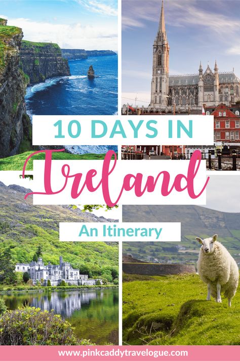 Planning a trip to the Emerald Isle? This 10 day Ireland itinerary will help you make the most of your time in this beautiful country! #dublin #ireland #cliffsofmoher Ireland Road Trip Itinerary, Bangkok Photography, Best Of Ireland, Ireland Hotels, Things To Do In Ireland, Ireland Travel Tips, Travel To Ireland, Ireland Itinerary, Ireland Road Trip