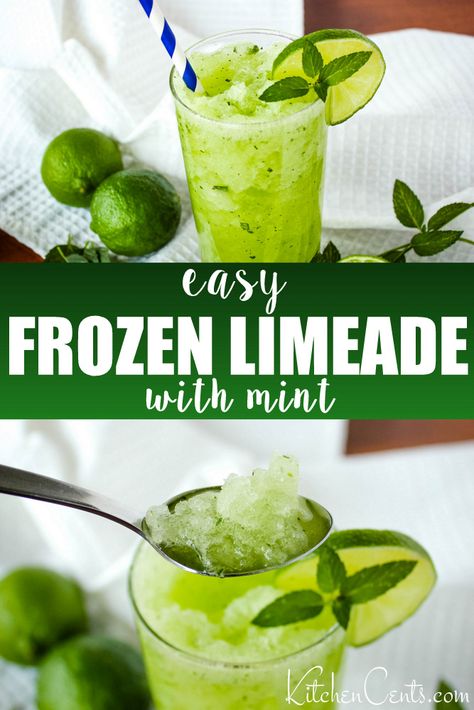 Lime And Mint Drink, Lime Mint Drink, Mint Limeade Recipe, Mint Limeade, Lime Juice Recipes, Grape Juice Recipe, Limeade Drinks, Morning Juice Recipe, Jungle Juice Recipe