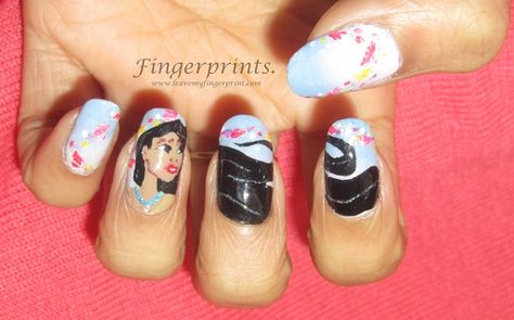 What was your favorite ’90s Disney film? Shikha S loved Pocahontas growing up and did an exquisite job painting her on her nails! Pocahontas Nails, Bears Nails, 90s Disney, Disney Film, Disney Nails, Nails For Kids, Disney Films, Nail Art Inspiration, Pocahontas