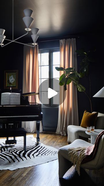 RIVER BROOK on Instagram: "A piano room in a house can serve multiple purposes. It’s often a dedicated space for playing and practicing the piano, providing a quiet and focused environment for musicians. Additionally, it can be a room for entertainment, hosting musical gatherings, or simply enjoying the ambiance created by the instrument. Some people also use a piano room as a study or reading room, making it a versatile space beyond musical activities! Consider adding one to your next renovation! 
#riverbrookdesign #riverbrookconstruction #riverbrookbeforeandafter #riverbrookdesign 
 📸 @laureywglenn 
Styling @kathleen_varner" Piano Room Library, Piano Sitting Room, Piano Room Ideas, Library Music Room, Piano Room Design, Room Library, Piano Room, Music Library, Reading Room