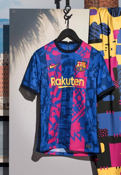 Nike Launch Barcelona 21/22 Third Shirt - SoccerBible Barcelona Third Kit, Barca Jersey, Barcelona Shirt, Barcelona Jerseys, Soccer Shop, Soccer Kits, Jersey Outfit, Football Outfits, Soccer Shirts