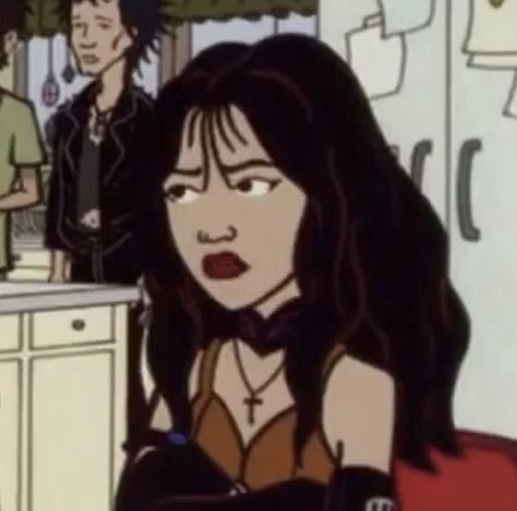 Daria Aesthetic, Alternative Grunge, Aesthetic Tumblr, Cartoon Profile, Profile Pics, Late Night, Mtv, Profile Pictures, Black Hair