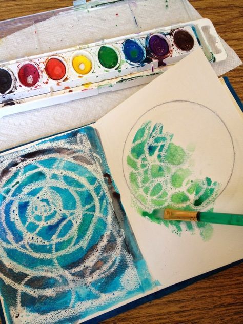 Kunstjournal Inspiration, Art Therapy Projects, Art Therapy Activities, Expressive Art, Middle School Art, Camping Art, Therapy Activities, Elementary Art, Art Club