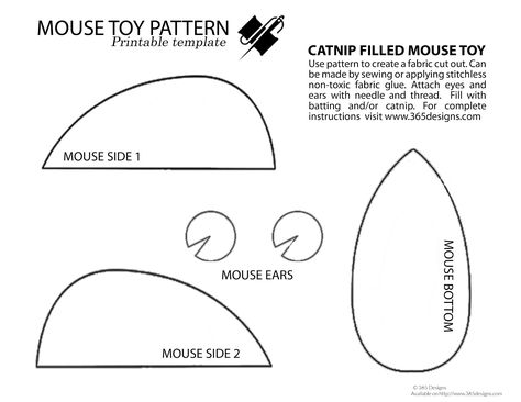 365 Designs: DIY burlap and denim mouse toy Toy Mouse Sewing Pattern, Sewing Mouse Pattern, Mouse Cat Toy Pattern, Mouse Template Sewing, Mouse Stuffed Animal Pattern Free Sewing, Cat Toy Mouse Sewing Pattern, Felt Cat Toys Diy, Cat Toy Sewing Pattern, Sew Cat Toys