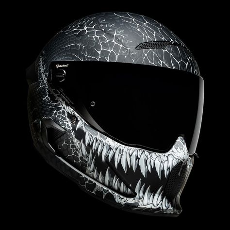 Cool Bike Helmets, Bluetooth Motorcycle Helmet, Motorcycle Helmet Design, Biker Helmets, Cool Motorcycle Helmets, Custom Motorcycle Helmets, Full Face Motorcycle Helmets, New Helmet, Motorcycle Aesthetic