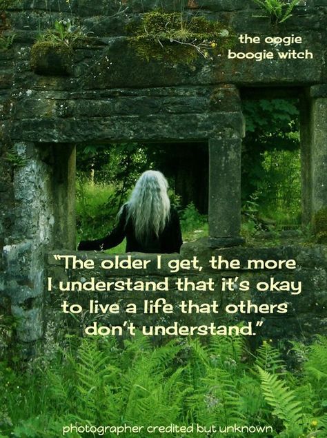 A Little Thought from Me to You….. – Witches Of The Craft® Old Woman, White Hair, Long Hair, A Woman, Forest, Quotes, Hair, White