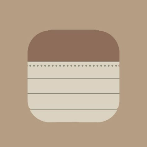 Minimalist Widget Icon, Brown Widget Aesthetic Icon, Widget Icons Brown, Brown Iphone Icons, Notes Aesthetic Icon, Brown Phone Icon, Notes Icon Aesthetic, Brown Icons For Apps, Brown Widget Icon