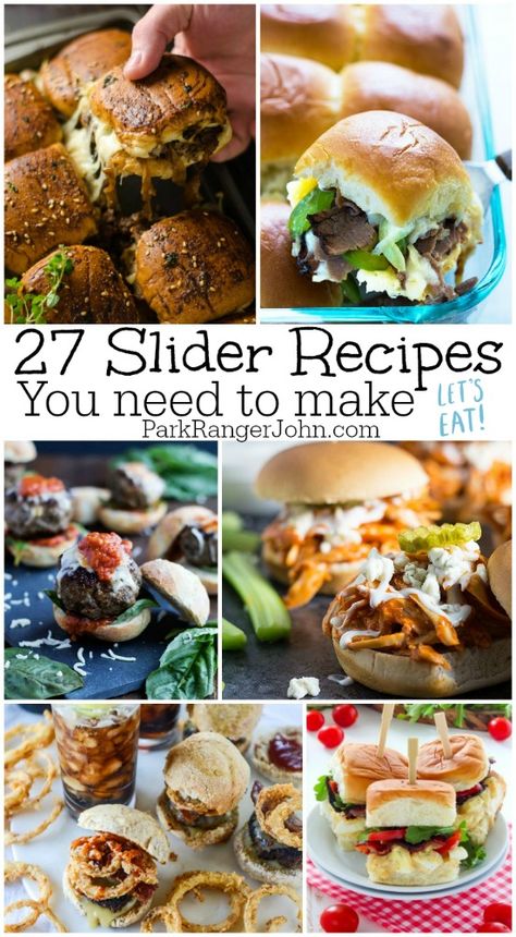 Sliders Recipes, Bbq Chicken Sliders, Philly Cheese Steak Sliders, Meatball Sliders, Slider Sandwiches, Beef Sliders, Burger Sliders, Pork Sliders, Chicken Sliders