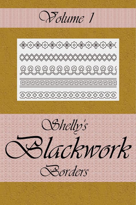 I'm selling SHELLY'S BLACKWORK BORDERS VOL. 1 (ePub Version) - A$4.99 http://www.spanishblackwork.com.au/shellys_blackwork_borders_vol_1.html Blackwork Borders, Build Your Own Library, Art Nouveau Borders, Blackwork Cross Stitch, Embroidery Easy, Blackwork Designs, Create This Book, Blackwork Patterns, Blackwork Embroidery