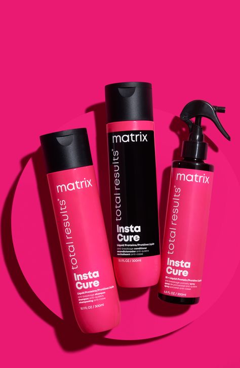 Total Results Matrix Instacure trio set to bring your hair back to life and minimise future breakage from occurring! 💇‍♀️ Cuticle Repair, Liquid Protein, Matrix Total Results, Matrix Hair, Pixie Styles, Frizz Control, Beauty Review, Nourishing Hair, Split Ends