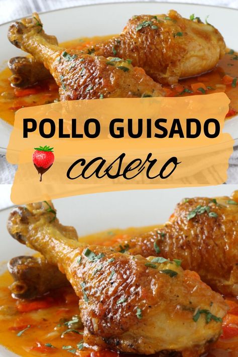 Si quieres una receta sencilla para hacer un pollo jugoso, muy rico y sin gastar mucho te explico mi receta favorita de fin de mes.  Haremos una salsita a base de verduras para resalzar el sabor del pollo. Aroz Con Pollo, Latina Recipes, Guatamalan Recipes, Deli Food, Latin Food, Batch Cooking, I Love Food, Good Eats, Mexican Food Recipes