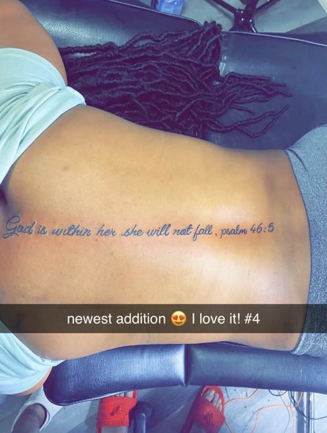 Psalm 45:6 Tattoo, Psalm 46 5 Tattoo, 5 Tattoo, Psalm 45, Pretty Tattoos For Women, Psalm 91, Psalm 46, Psalm 23, Piercing Tattoo