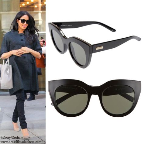 Le Specs Air Heart Sunglasses-Meghan Markle - Dress Like A Duchess Megan Markle Handbags, Air Heart Le Specs, Meghan Markle Bracelet, Megan Markle Sunglasses, Le Specs Air Heart Sunglasses, Megan Markle Paparazzi, Meghan Markle Dress, Le Specs Sunglasses, Fake Glasses