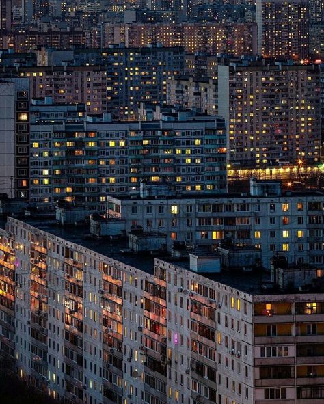 Russian Brutalism, Europe Buildings, Europe Architecture, City Lights At Night, Brutalism Architecture, Europe Aesthetic, Soviet Art, Architecture Building Design, East Europe