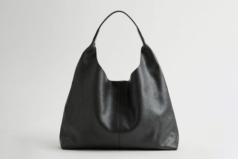 Work Tote Bag, Lk Bennett, Large Leather Tote, Hobo Style, Everyday Tote, Leather Hobo Bag, Work Bags, Black Tote, Everyday Bag