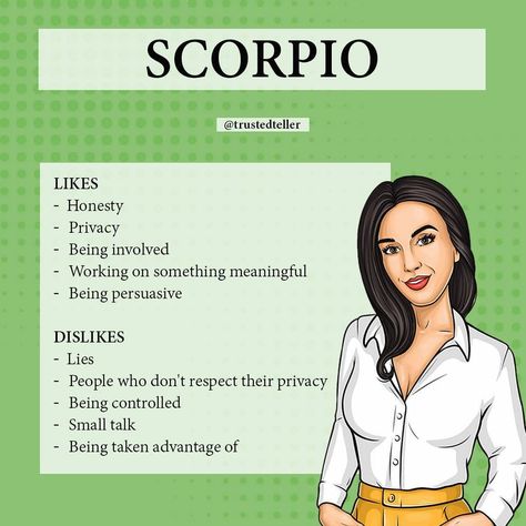 Scorpio- Likes & Dislikes Like And Dislike, Sun Aquarius, Part Of Fortune, Virgo Sun, Aquarius Moon, Aquarius Rising, Leo Season, Likes And Dislikes, Zodiac Personalities