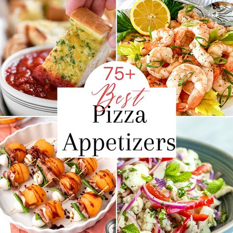 Best 75 Easy + Delicious Appetizers For Pizza Night - West Coast Kitchen Garden Ooni Appetizer, Apps For Pizza Party, Pizza Oven Appetizers, Pizza Night Menu Ideas, Appetizers For Pizza Night, Appetizer To Go With Pizza, Pizza Night Sides, Appetizers To Go With Pizza, Pizza Night Appetizers