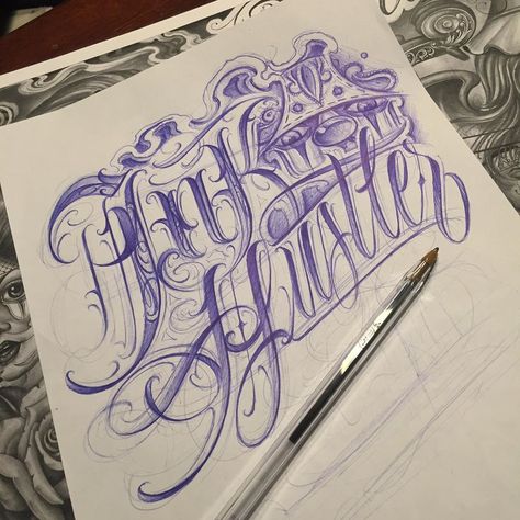 Hustler Tattoo, Graffiti Alphabet Wildstyle, Realistic Rose Tattoo, Tattoo Lettering Alphabet, Hand Lettering Alphabet Fonts, Calligraphy Fonts Alphabet, Chicano Lettering, Gangsta Tattoos, Tattoo Lettering Design