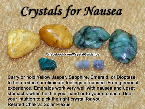 Crystals for Nausea Crystal Tips, Yellow Jasper, Crystal Guide, Crystal Therapy, Crystal Healing Stones, Rocks Crystals, Crystals Healing, Crystal Magic, Gemstones Crystals